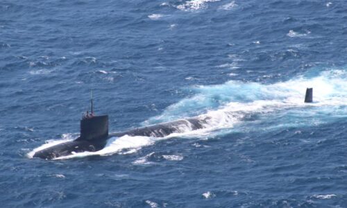 Ejercicios militares con submarino nuclear en Cartagena